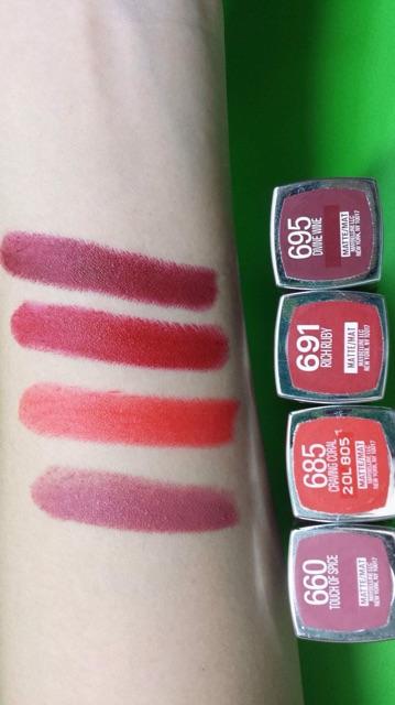 ❤️SON LÌ MAYBELLINE CREAMY MATTE XÁCH TAY USA CHÍNH HÃNG❤️