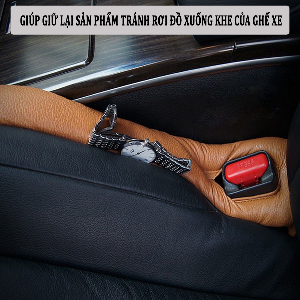 Đệm Lót Khe Ghế Ô Tô – Chống Rơi Đồ Trên Ô Tô Tiện Lợi CARZONE.TOP