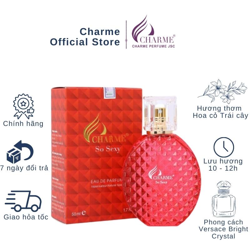 Nước hoa Charme So Sexy 50ml quyến rũ tinh tế nổi bật