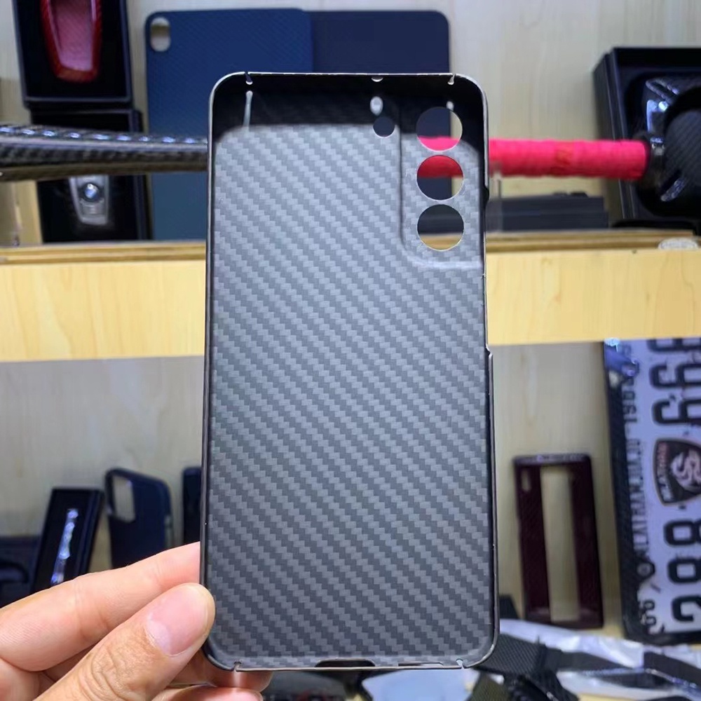 Ốp Điện Thoại Sợi carbon Bảo Vệ Ống Kính Máy Ảnh Cho Samsung Galaxy S23 S22 Ultra S23