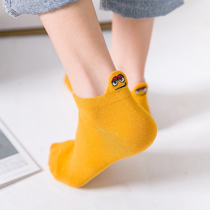 [DS] Đôi Vớ Cotton In Hình Mặt Cười Ngộ Nghĩnh