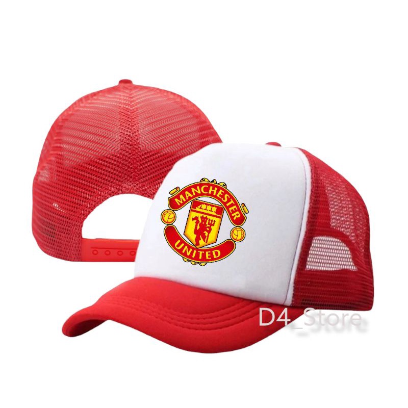 Mũ Lưỡi Trai Thêu LOGO MANCHESTER UNITED Cá Tính