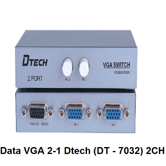 Data VGA 2-1 Dtech (DT - 7032) 2CH