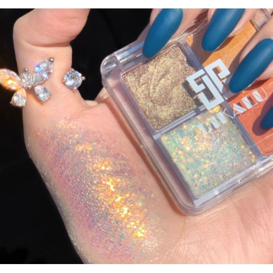 DIKALU  Bảng phấn mắt 4 màu nhũ kim tuyến (Hàng nội địa Trung ) XMB004 | BigBuy360 - bigbuy360.vn