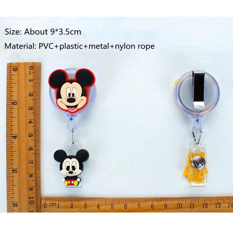 Móc Treo Thẻ ID / Thẻ ID Có Thể Thu Gọn Họa Tiết Y Tá Dễ Thương