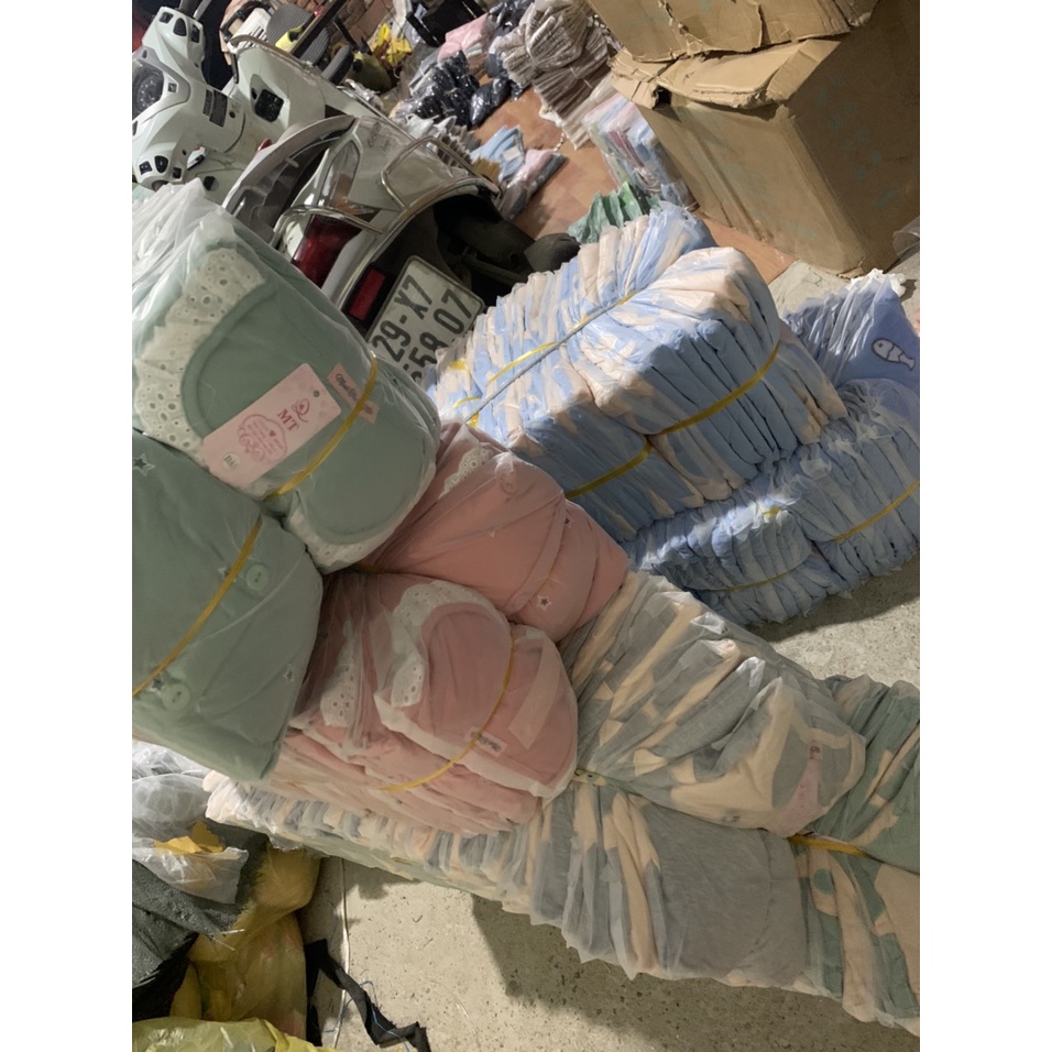 Bộ ĐỒ bầu - bộ mặc bầu và sau sinh có khóa mở ngực và chun chỉnh