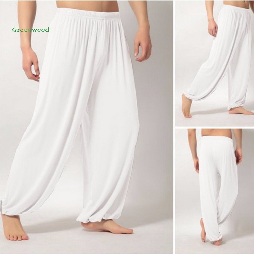 Quần Baggy Dài Màu Trơn Tập Yoga / Nhảy Bụng Thời Trang Cho Nam