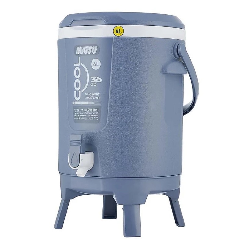 Bình đá giữ nhiệt Icool 6L đủ màu nhũ