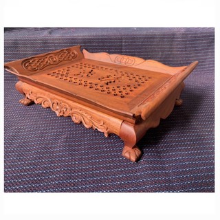 Khay trà thuyền,khay chè cổ điển gỗ hương có ngăn chứa nước tiện lợi