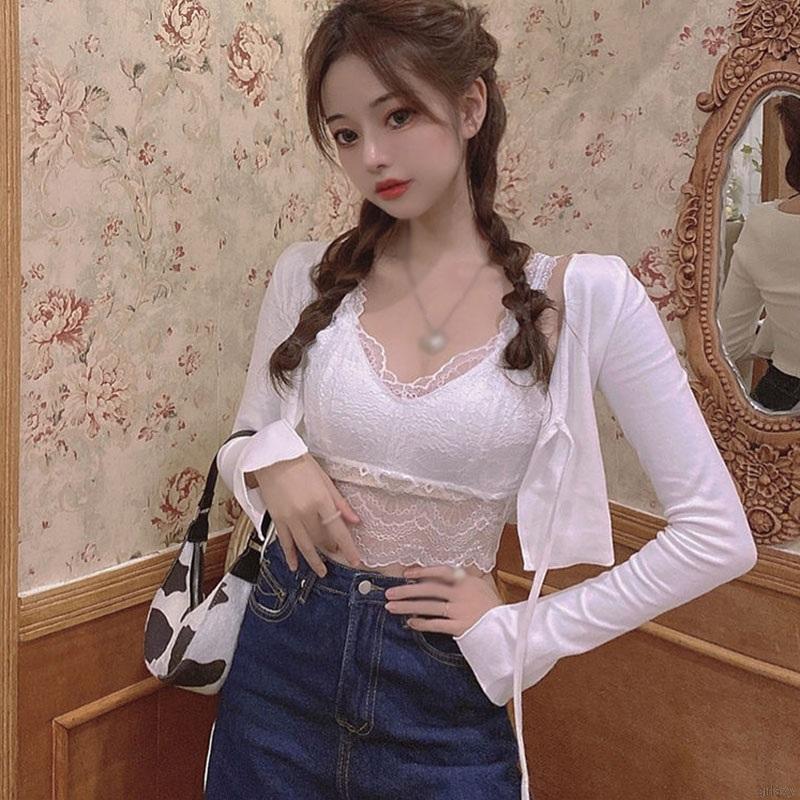 Áo khoác cardigan mỏng tay màu trơn phong cách Hàn Quốc trẻ trung cho nữ | BigBuy360 - bigbuy360.vn