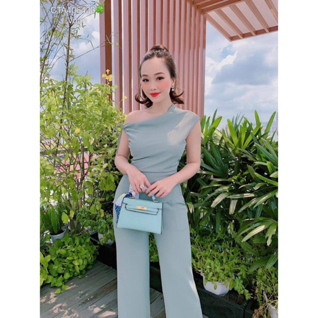 Sét áo trễ vai + quần lửng