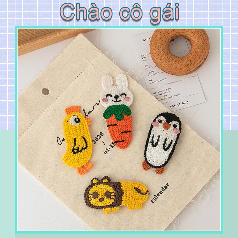 Kẹp Tóc Hình Động Vật Dễ Thương Cho Nữ