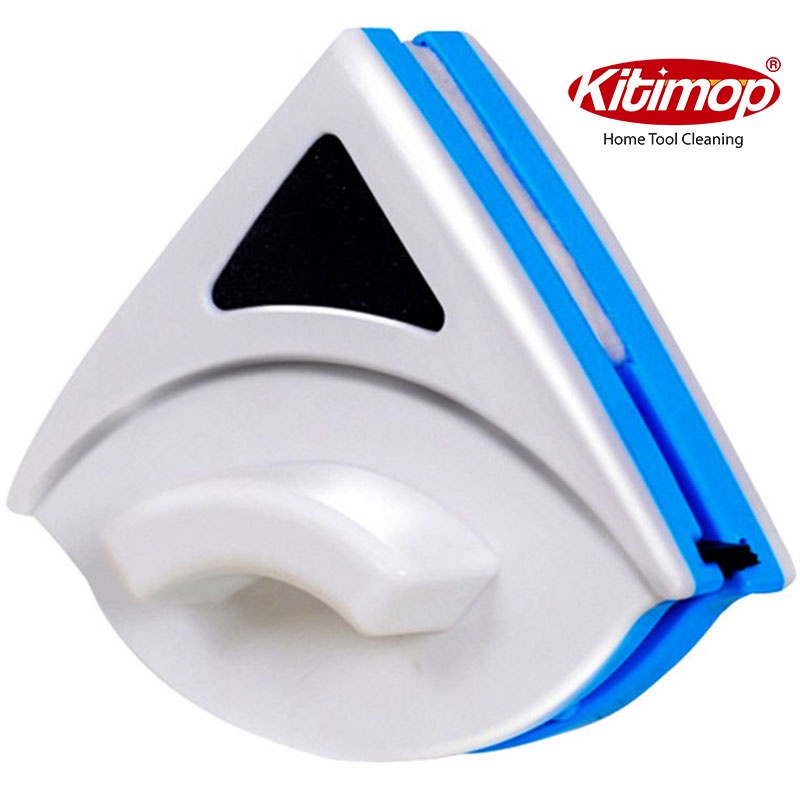 Dụng cụ lau kính 2 mặt Kitimop Hàng công ty chính hãng, bảo hành 2 năm, tặng 1 bộ sơ cua