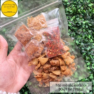 Tóp mỡ lắc muối tỏi
