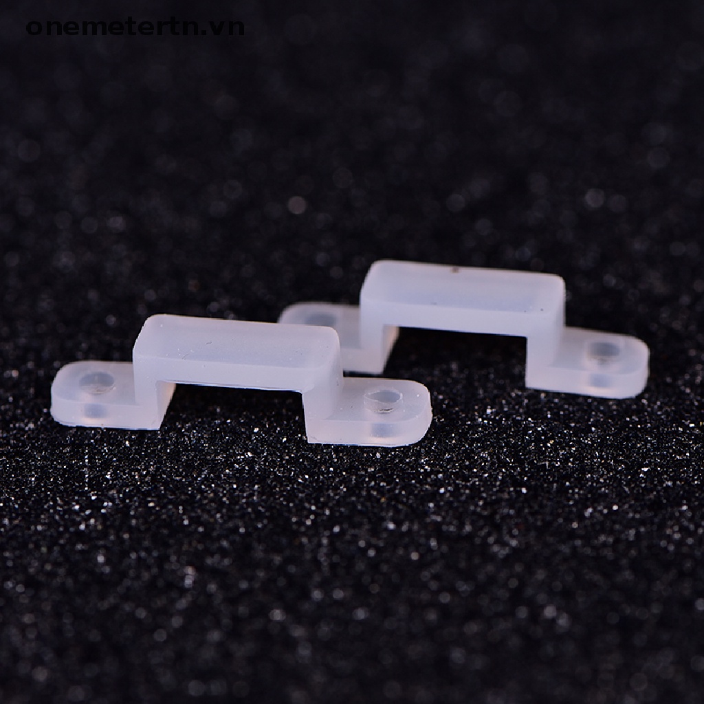 Onemetertn Set 50 Kẹp Silicon Mềm 10 / 14mm Cố Định Đèn