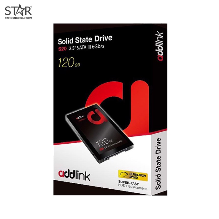 Ổ cứng SSD 120G Addlink S20 Sata III 6Gb/s TLC