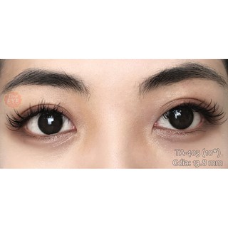 Kính áp Tròng Tinteye các mẫu Áp tròng Đen  + nước ngâm + nhỏ mắt