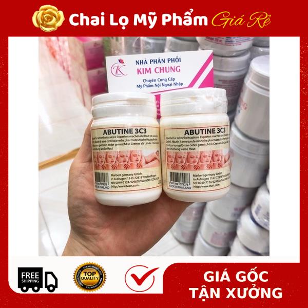 Kem Dưỡng Da ❤  Abutine 3c3 ❤️ Kem Dưỡng Trắng chuyên dùng cho spa , nguyên liệu, công thức làm kem trộn trắng da body