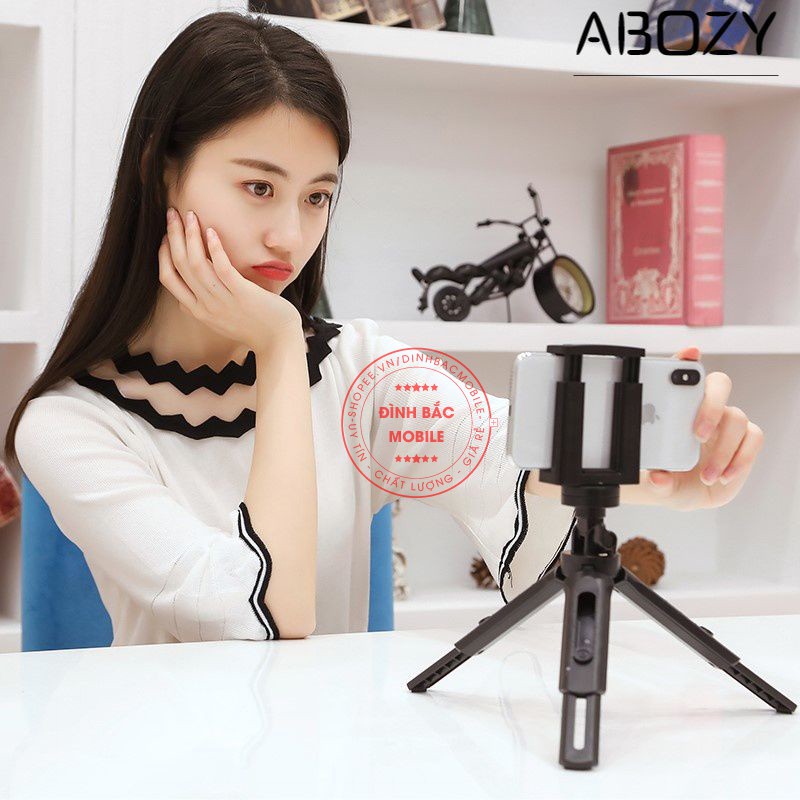 Tripod kẹp điện thoại live quay phim 360 độ- Đình Bắc Mobile