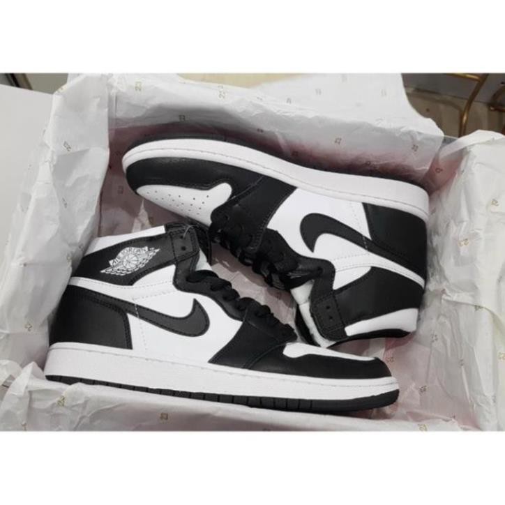 [Come back store] Giày jordan 1 đen trắng, giày jordan panda cao cổ [Box][bill][tặng kèm 2 dây giày trắng và đen] | BigBuy360 - bigbuy360.vn