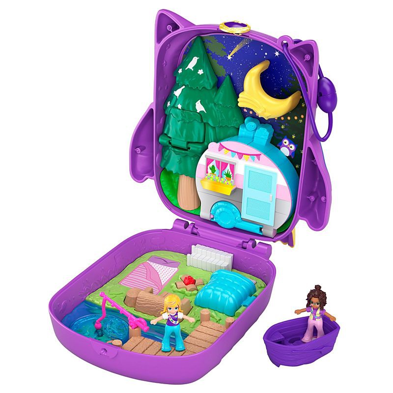 ĐỒ CHƠI POLLY POCKET - Polly Pocket cắm trại cùng Cú Tím - MÃ SP GKJ47/FRY35