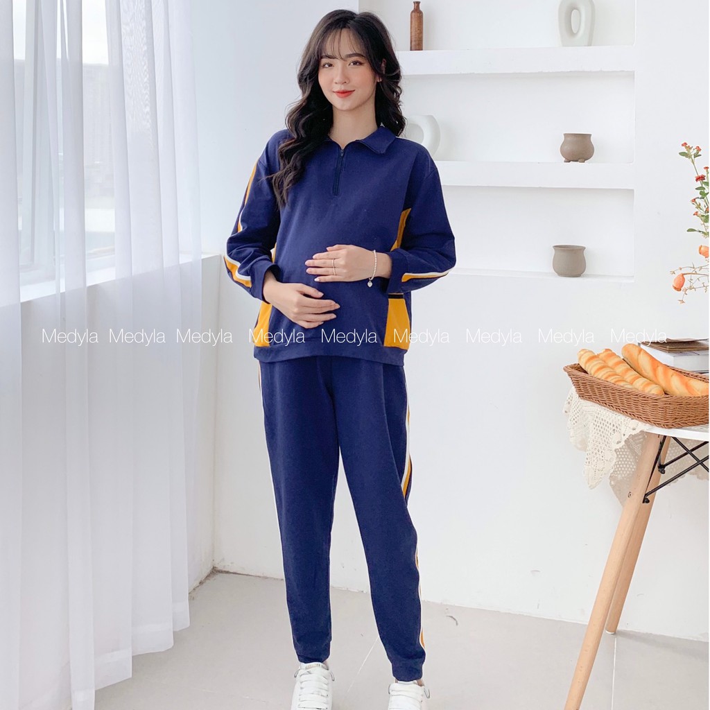 MEDYLA - Đồ bầu thu đông Hoodie nỉ da cá dày dặn - DBH005 | BigBuy360 - bigbuy360.vn