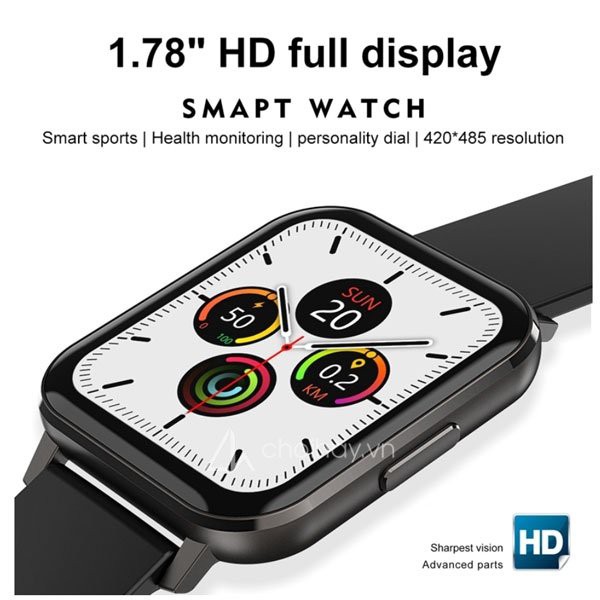 Đồng hồ thông minh DTX Smart Watch, thay được ảnh nền, 1.78 Inch, Màn hình