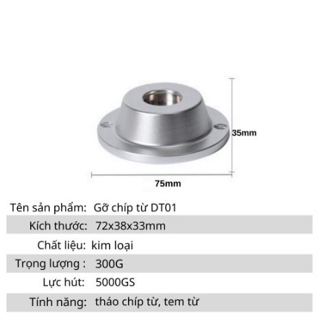 RẺ NHẤT SHOPEE >>> Máy tháo chip quần áo loại nhỏ FOXCOM