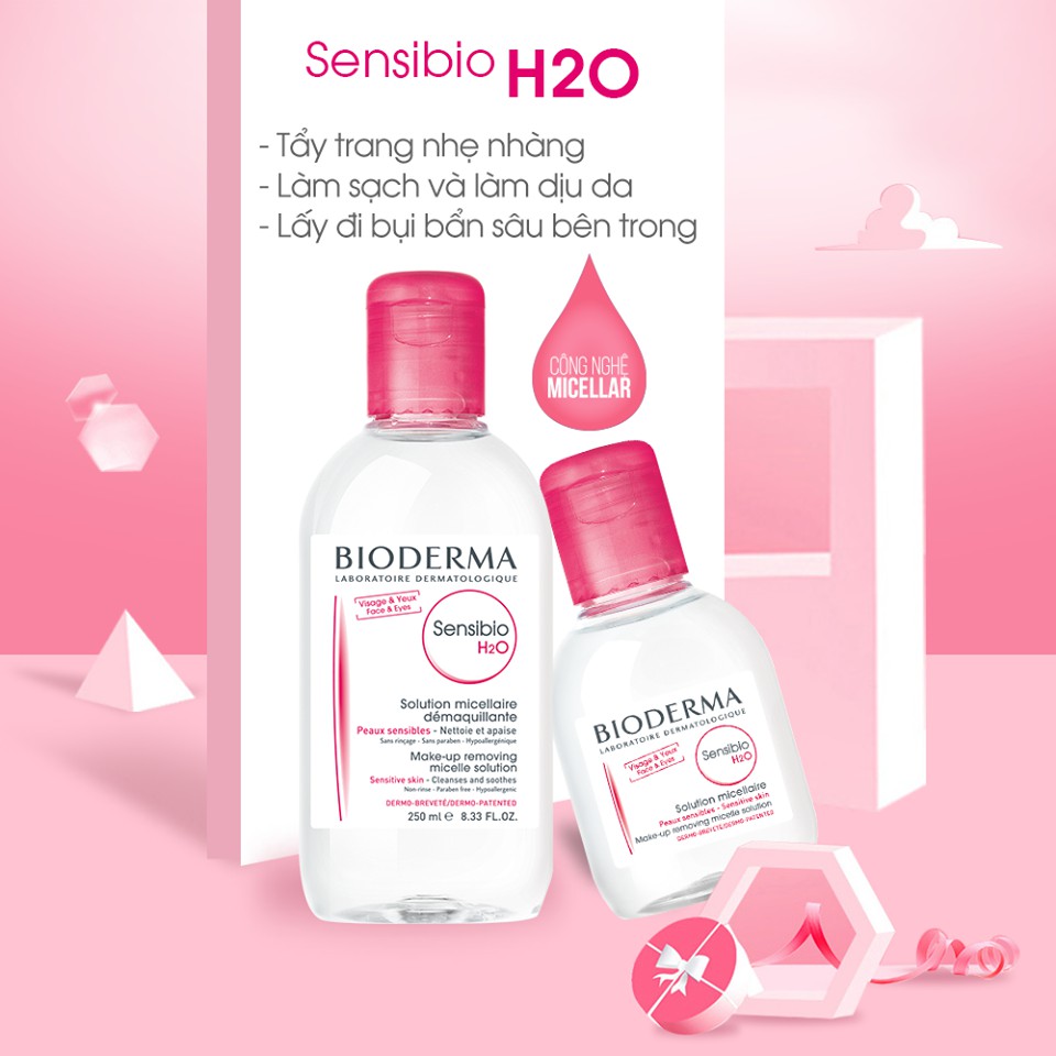 Sample Bioderma- Nước Tẩy Trang Bioderma Sensibio H2O Cho Da Nhạy Cảm 10ml | BigBuy360 - bigbuy360.vn