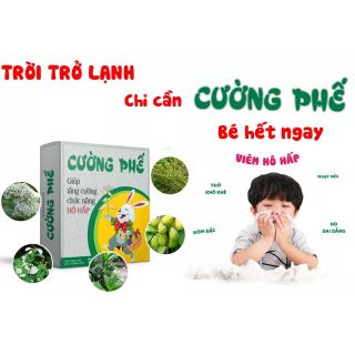 Thực phẩm Cường Phế giảm ho ,tiêu đờm do viêm phế quản