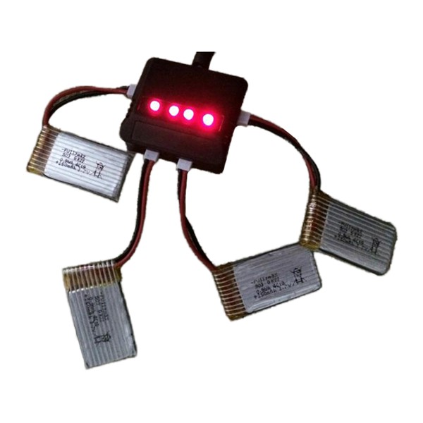 Sạc pin Lipo 1S 3.7V 4 in 1 (SA028) - Luân Air Models