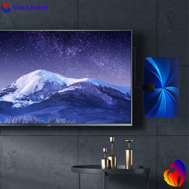Ăng Ten Kỹ Thuật Số BH Dvb-t2 Xoay 3600 Dặm 4K Hd Vhf Uhf Kèm Bộ Khuếch Đại