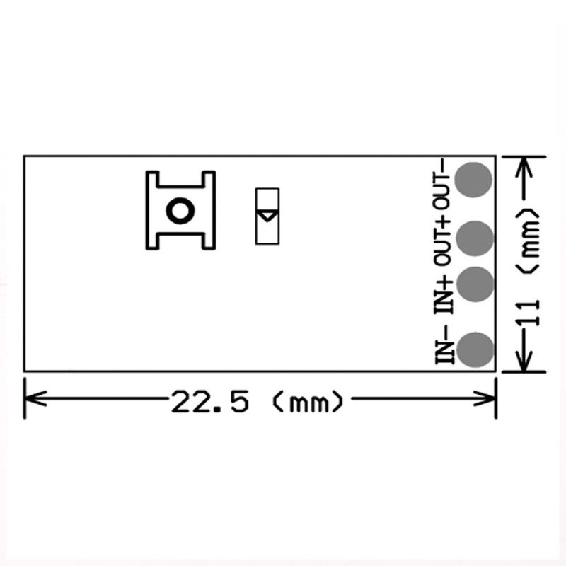 Mô Đun Tiếp Nhận Điều Khiển Từ Xa Không Dây 433 Mhz 1CH Cho Tủ