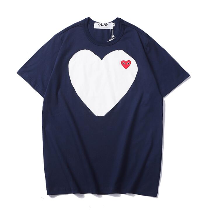 Áo thun tay ngắn in hình trái tim cho nam & nữ
