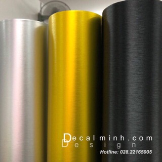 Decal nhôm xước dán xe cao cấp (150x100cm)