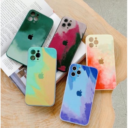 (Hot) Ốp lưng loang màu cho iPhone 7 Plus đến 12 pro max mẫu mới nhất 2021