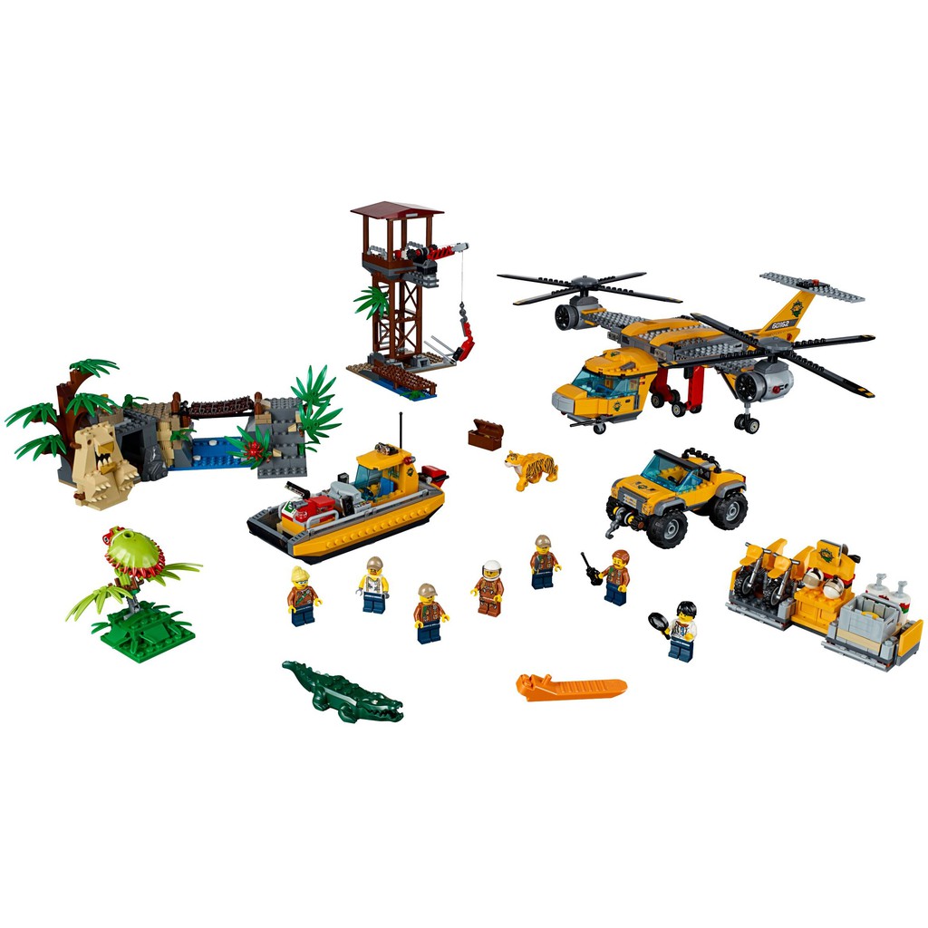 LEGO City 60162 Máy Bay Trực Thăng Vận Chuyển Rừng