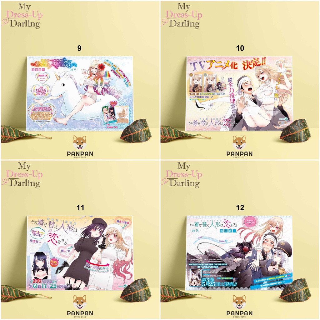 Postcard Cao Cấp - Poster Kitagawa Marin Sono Bisque Doll wa koi o suru / My Dress-Up Darling