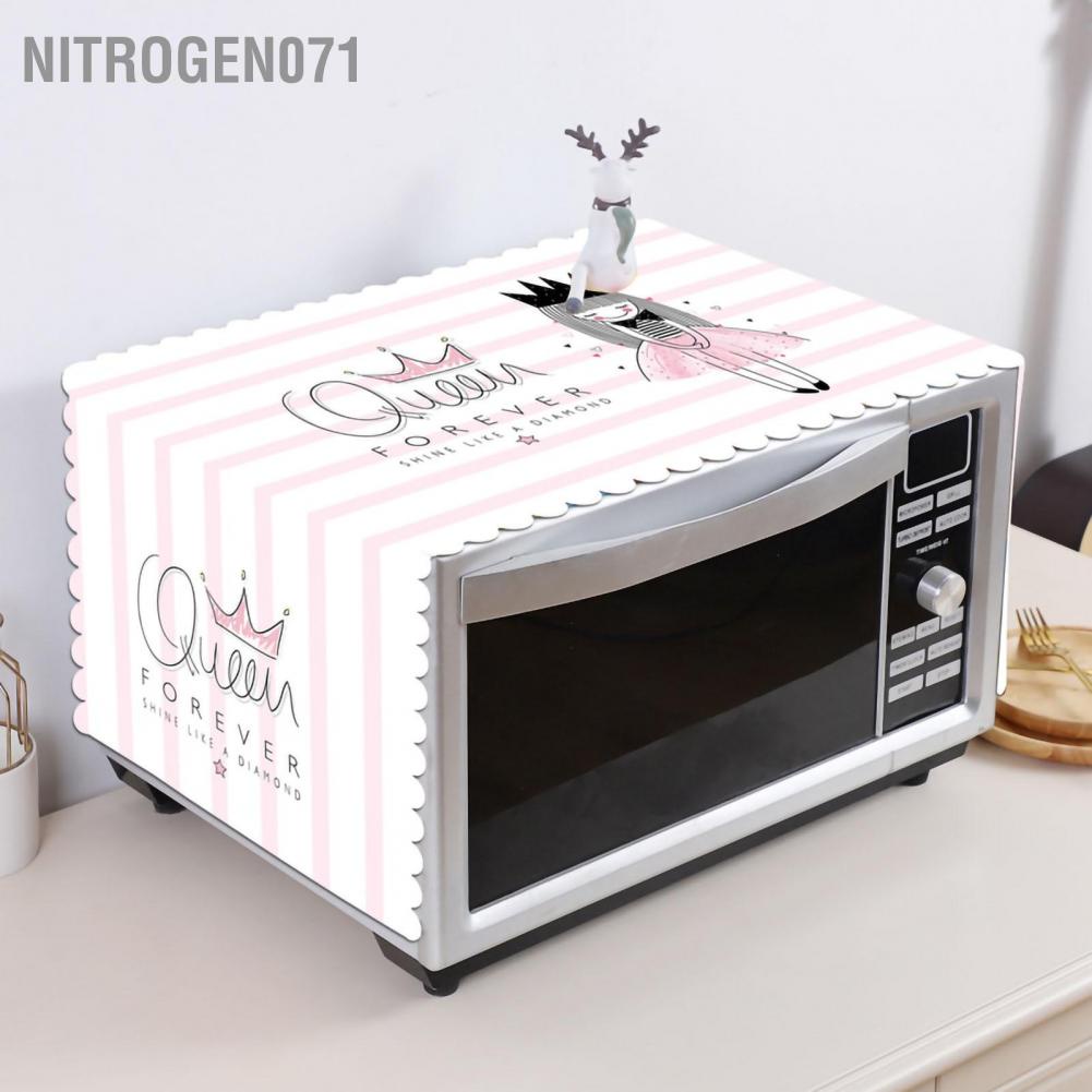 Nitrogen071 Nitrogen071 Lò vi sóng Bìa vải nướng Dễ thương Chống bụi Shiled dầu Đa năng Phong cách Bắc Âu Các bộ phận đơn giản