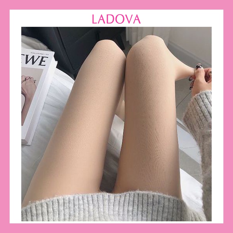Quần tất nữ che khuyết điểm dày 100g hàng loại 1 thật chân siêu dai siêu bền chống rách dọc LADOVA QT01