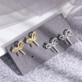 Charm Nơ Tiêu Thử Đính Móng Vàng - Bạc