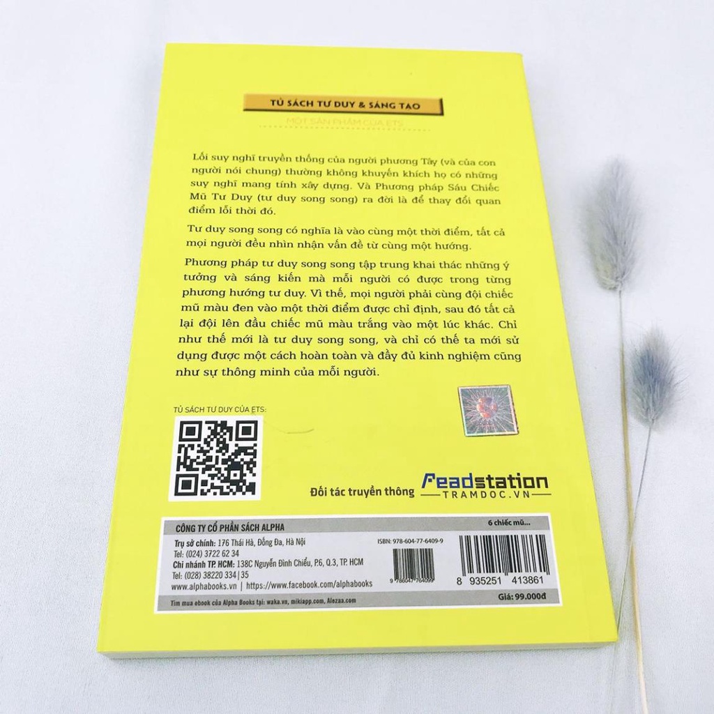 Sách - 6 Chiếc Mũ Tư Duy [AlphaBooks]