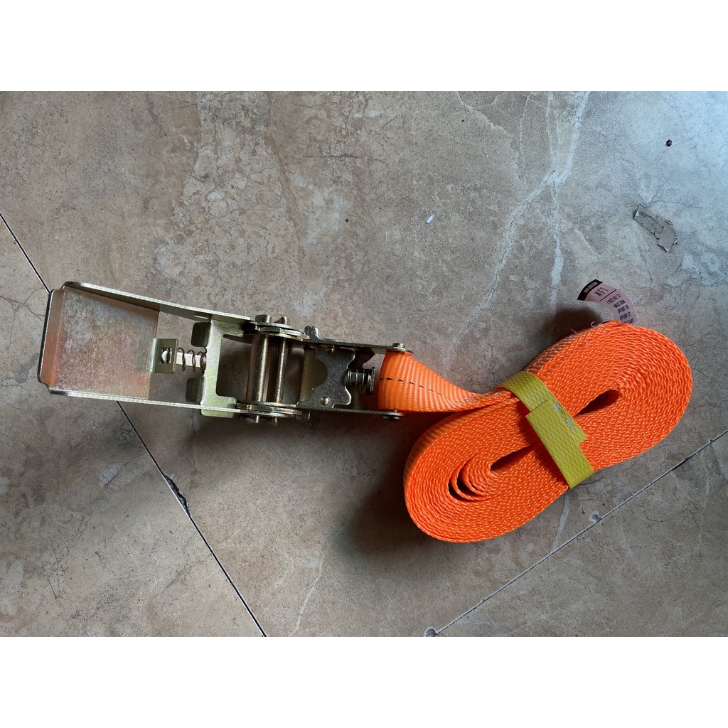 Dây cảo chằng hàng tăng đơ bản 2,5cm tăng chỉnh, cố định hàng hóa (chiều dài 3,4,5,6,8m tải trọng 800kg)