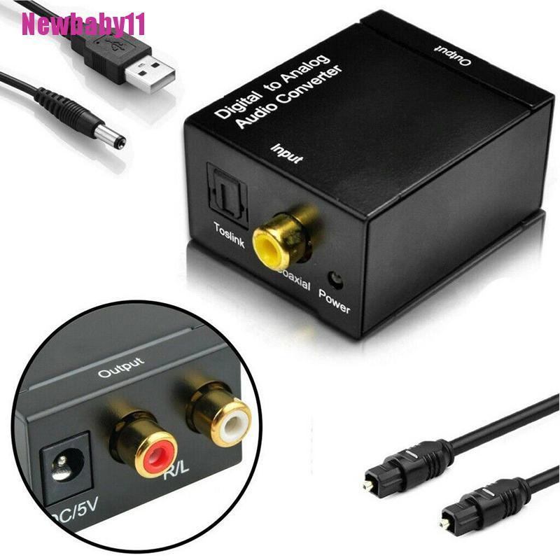 Bộ ChuyểN ĐổI Âm Thanh Coaxial Toslink RCA L / R - 11