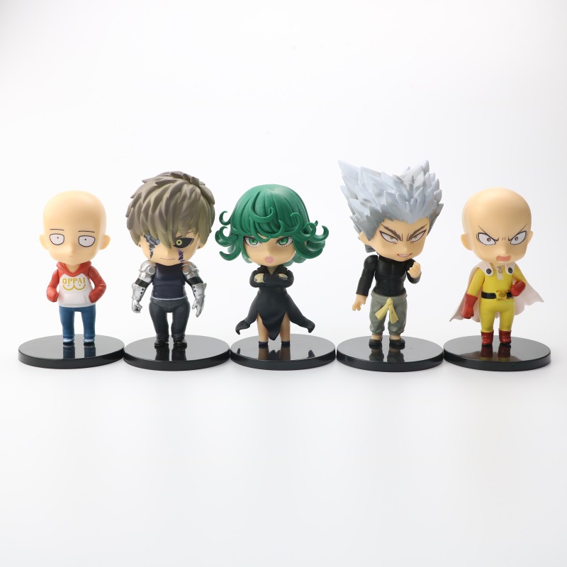 Mô hình nhân vật Saitama,Tatsumaki,Garou,Genos anime One Punch Man 10cm