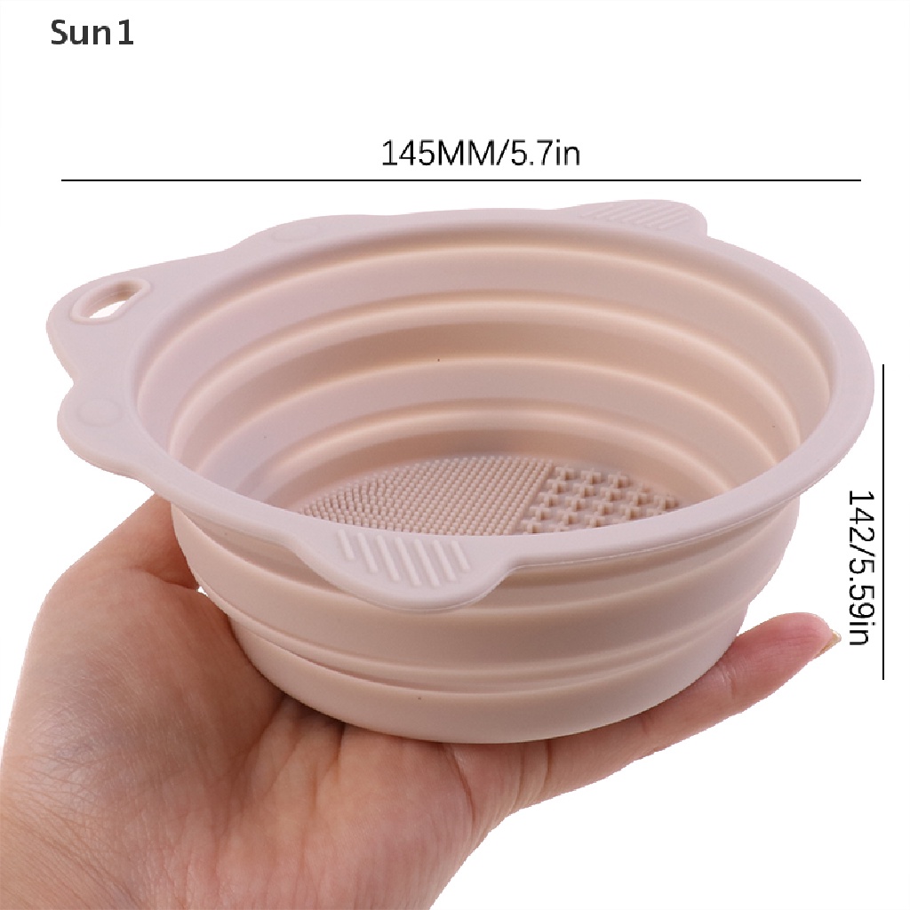 Sun1 > Bát Silicone Mềm Đựng Cọ Trang Điểm Gấp Gọn Tiện Lợi