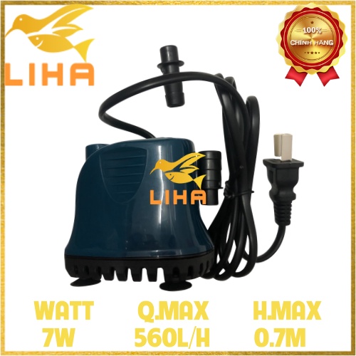 Bơm Hút Đáy 360 Độ Sobo WP100D (7W-560L/H-0.7M) - Bơm Chìm Hút Cặn Cho Bể Cá