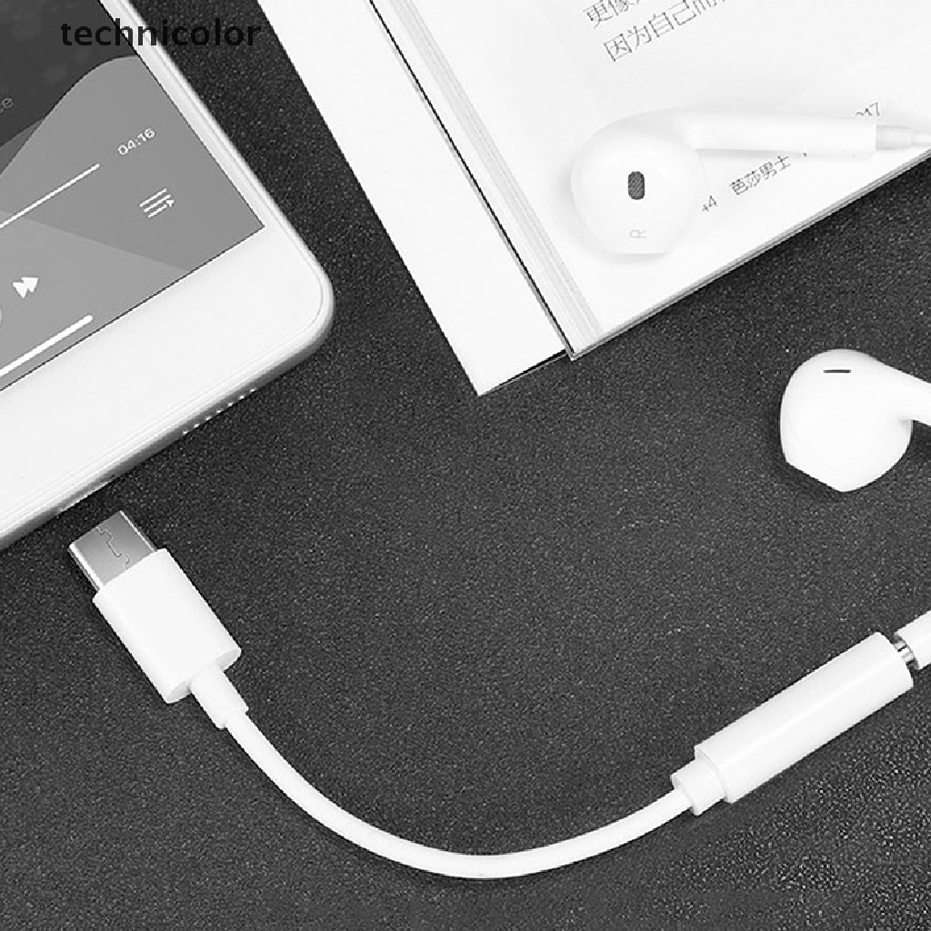 Cáp chuyển đổi Aux âm thanh tai nghe giắc cắm 3.5 Type C USB sang tai nghe 3.5mm