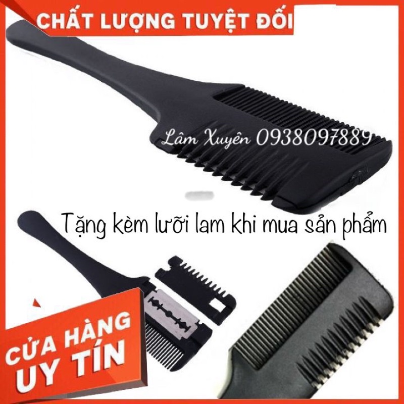 Dao tỉa tóc tặng lưỡi lam♦️GIÁ RẺ♦️nhựa dẽo cao cấp, dễ sử dụng, màu sắc ngẫu nhiên