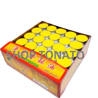 NẾN TEALIGHT HỘP 100 VIÊN (HÀNG ĐÀI LOAN) CHÁY 4 GIỜ ĐỎ,VÀNG